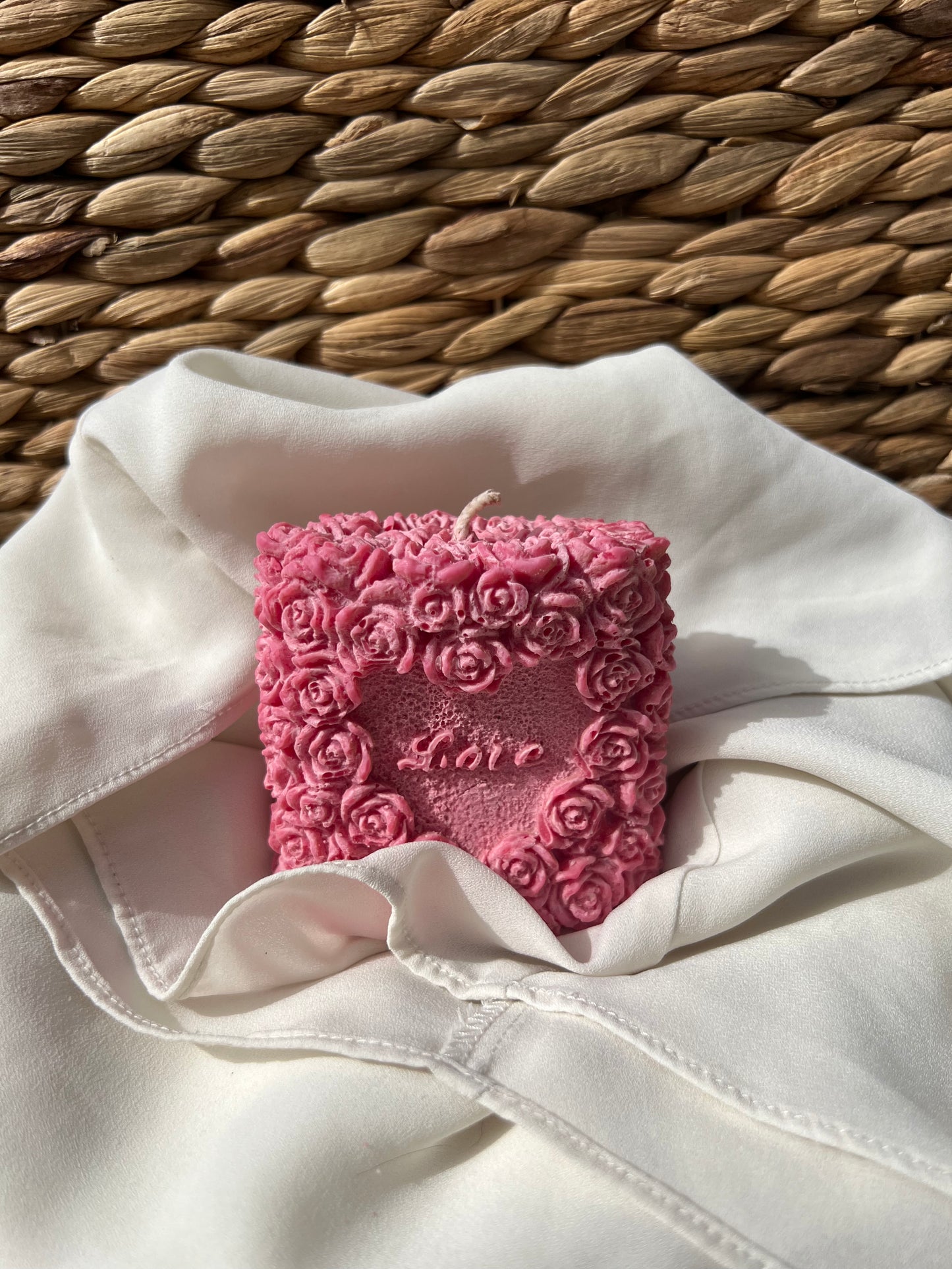 Bougie " love " parfum PIVOINE