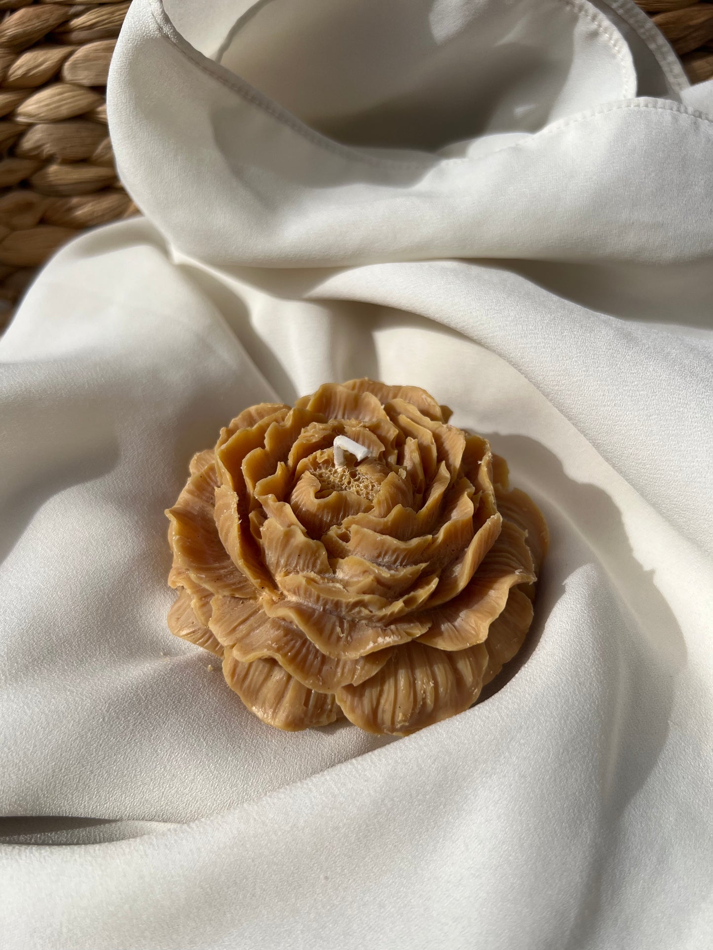 Bougie rose parfum COOKIE CHOCOLAT