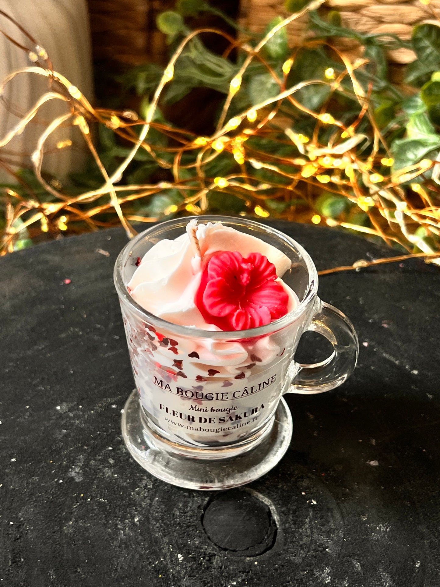 Mini bougie chantilly parfum FLEUR DE SAKURA