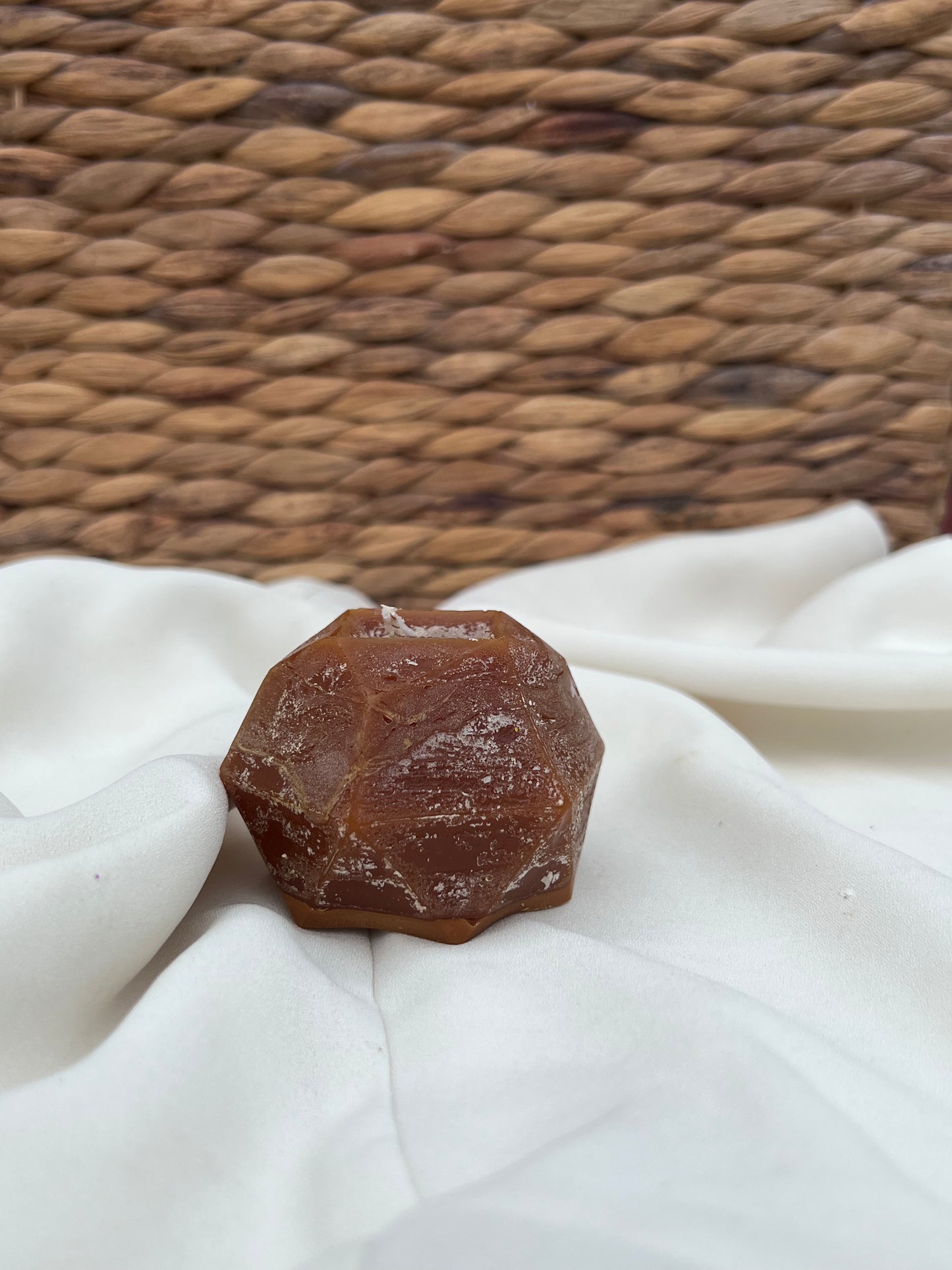 Bougie boule hexagonale parfum COOKIES CHOCOLAT