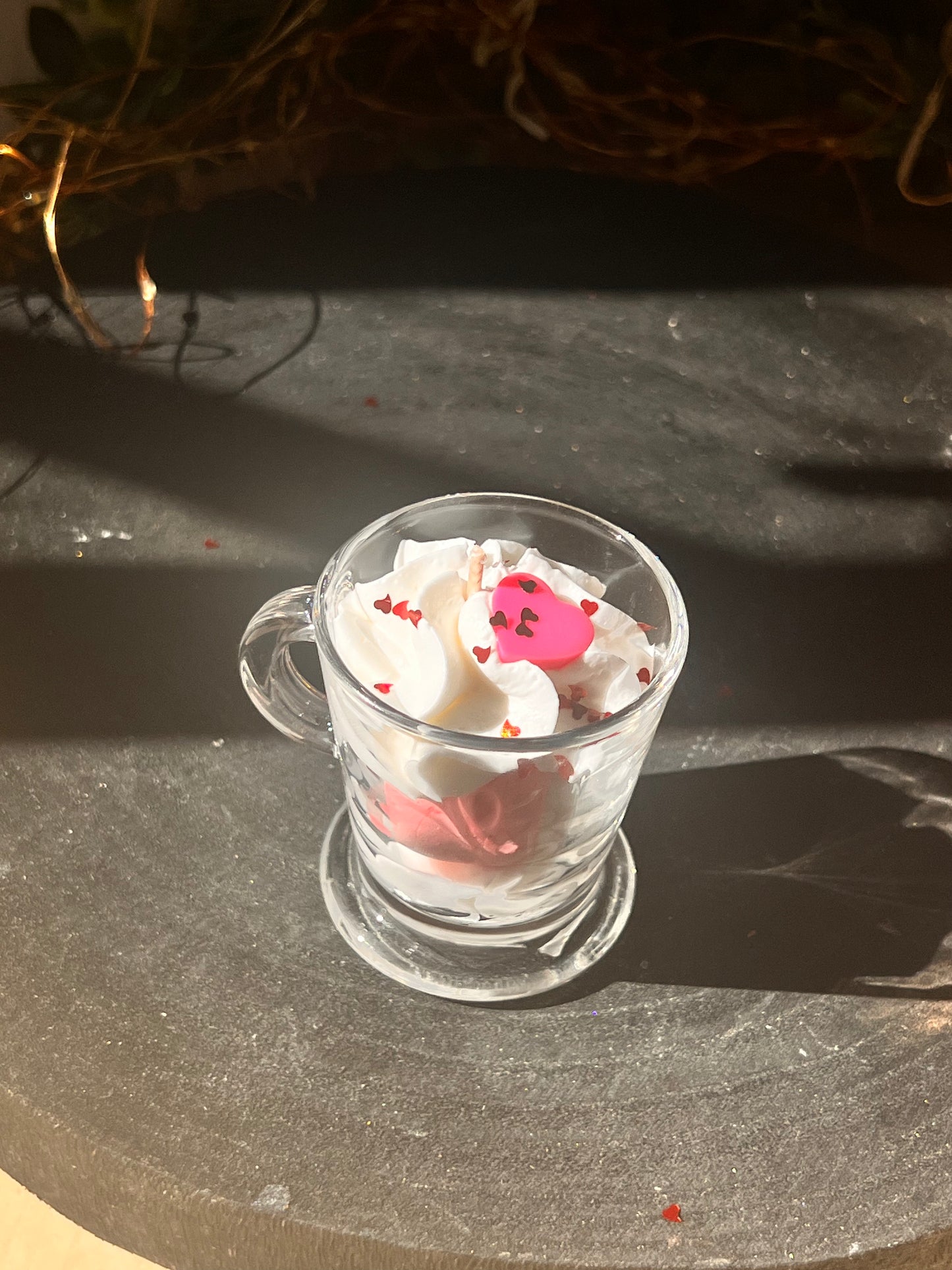 Mini bougie chantilly Octobre rose parfum FLEUR DE COTON