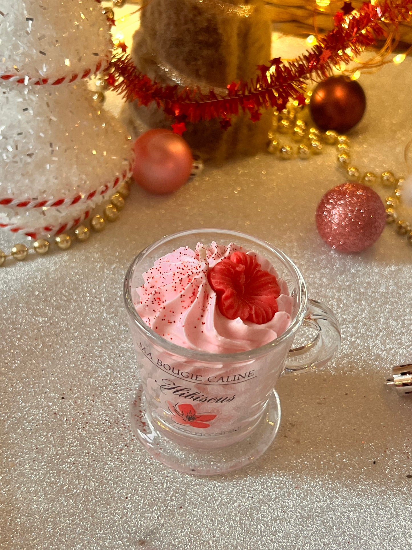 Mini bougie chantilly parfum HIBISCUS
