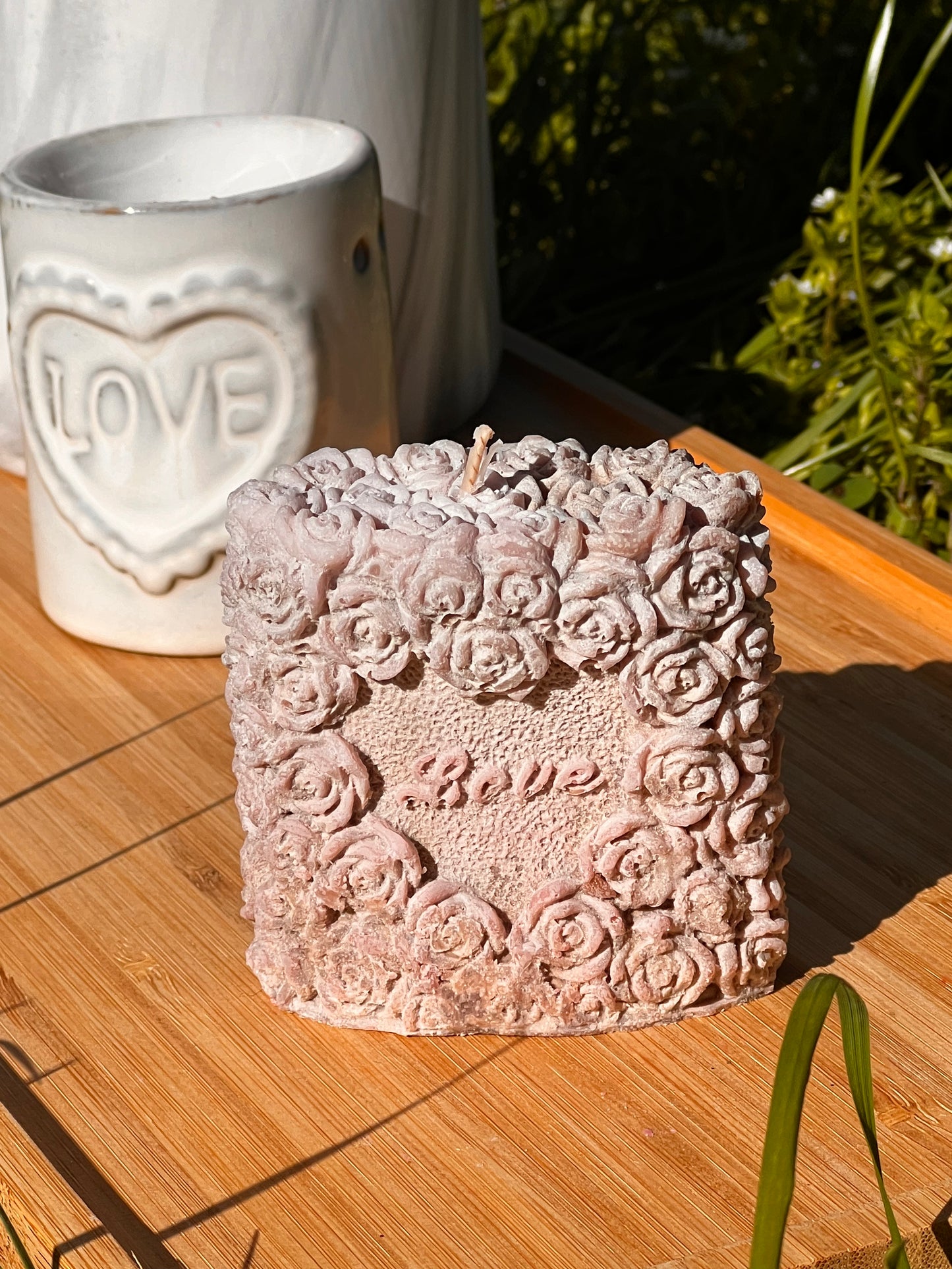 Bougie " love " parfum CARAMEL BEURRE SALÉ
