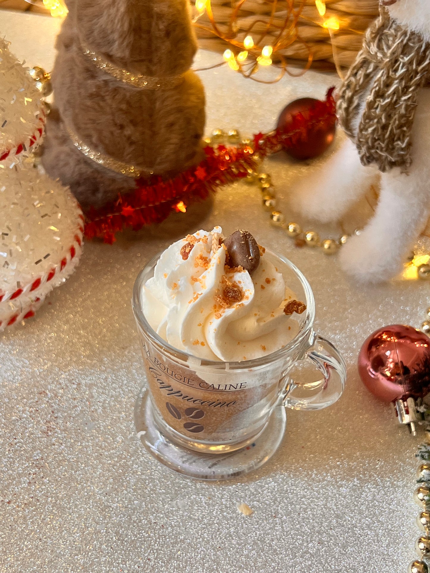 Mini bougie chantilly parfum CAPPUCCINO
