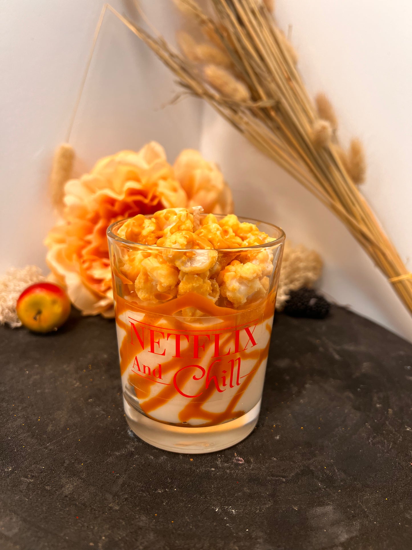 Bougie chantilly parfum POP CORN