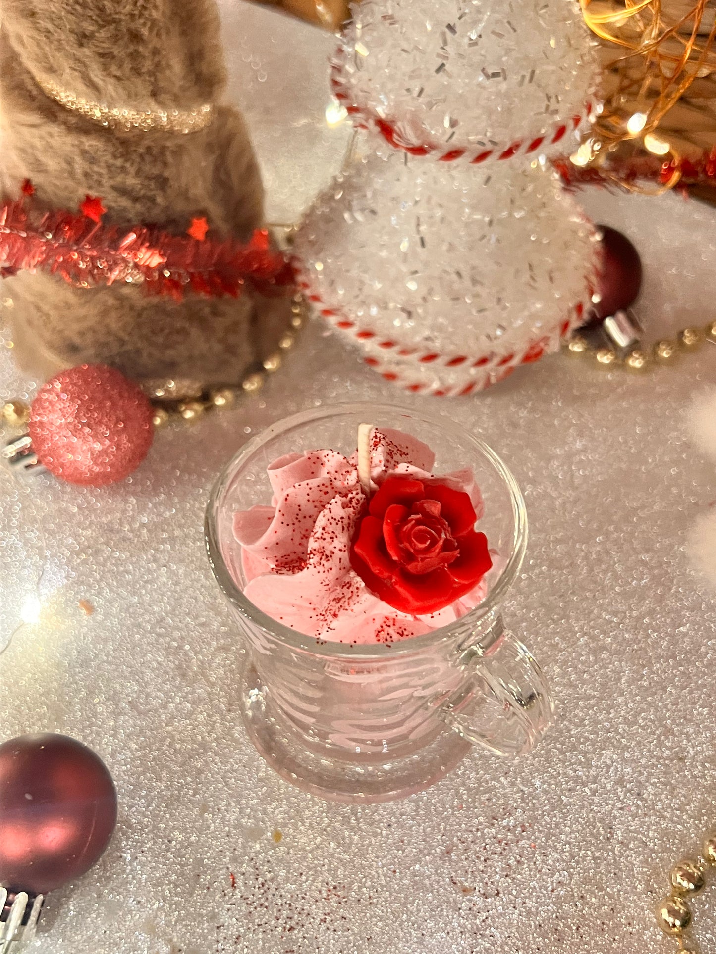 Mini bougie chantilly parfum ROSE