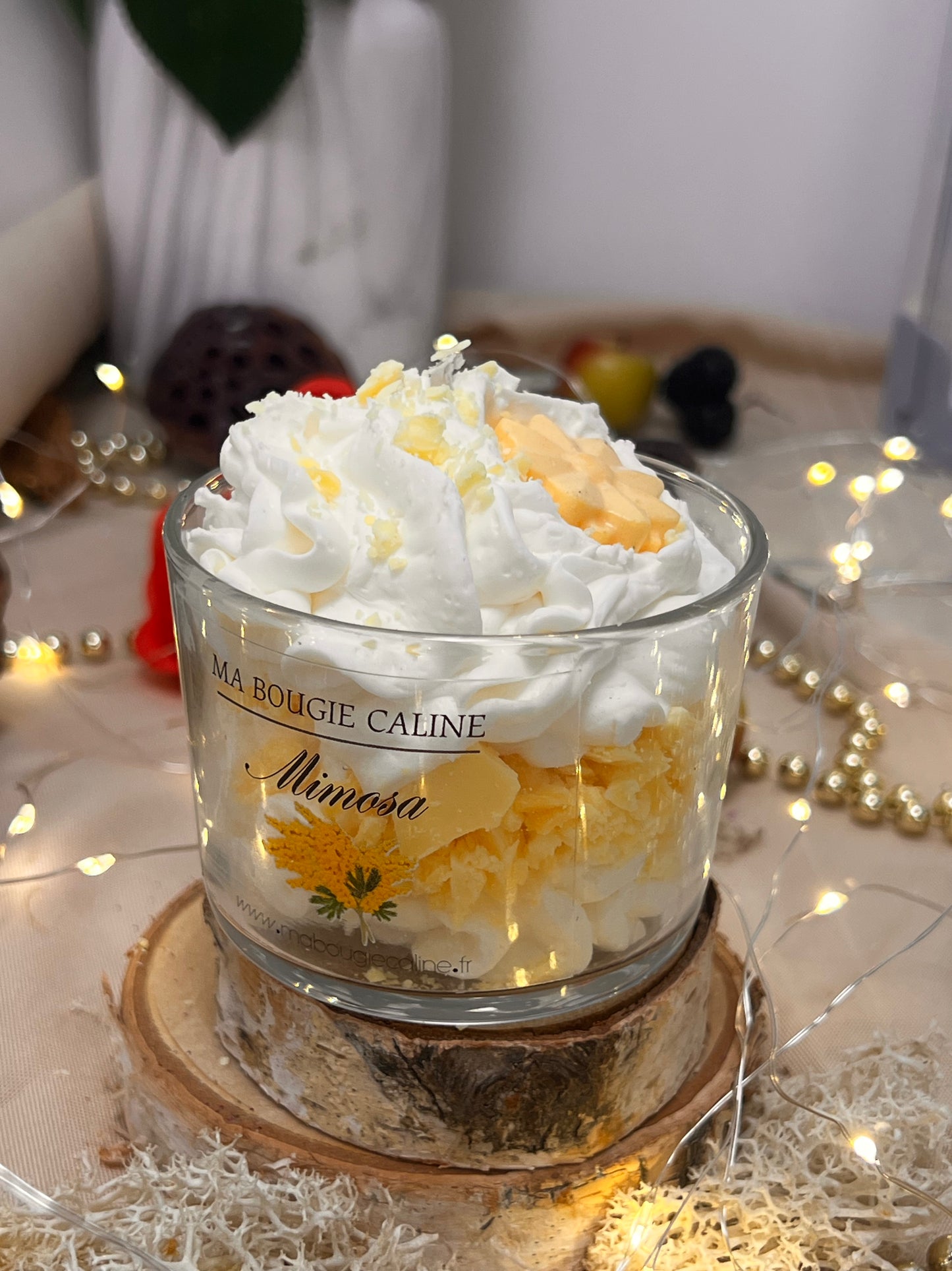 La Bougie chantilly parfum MIMOSA