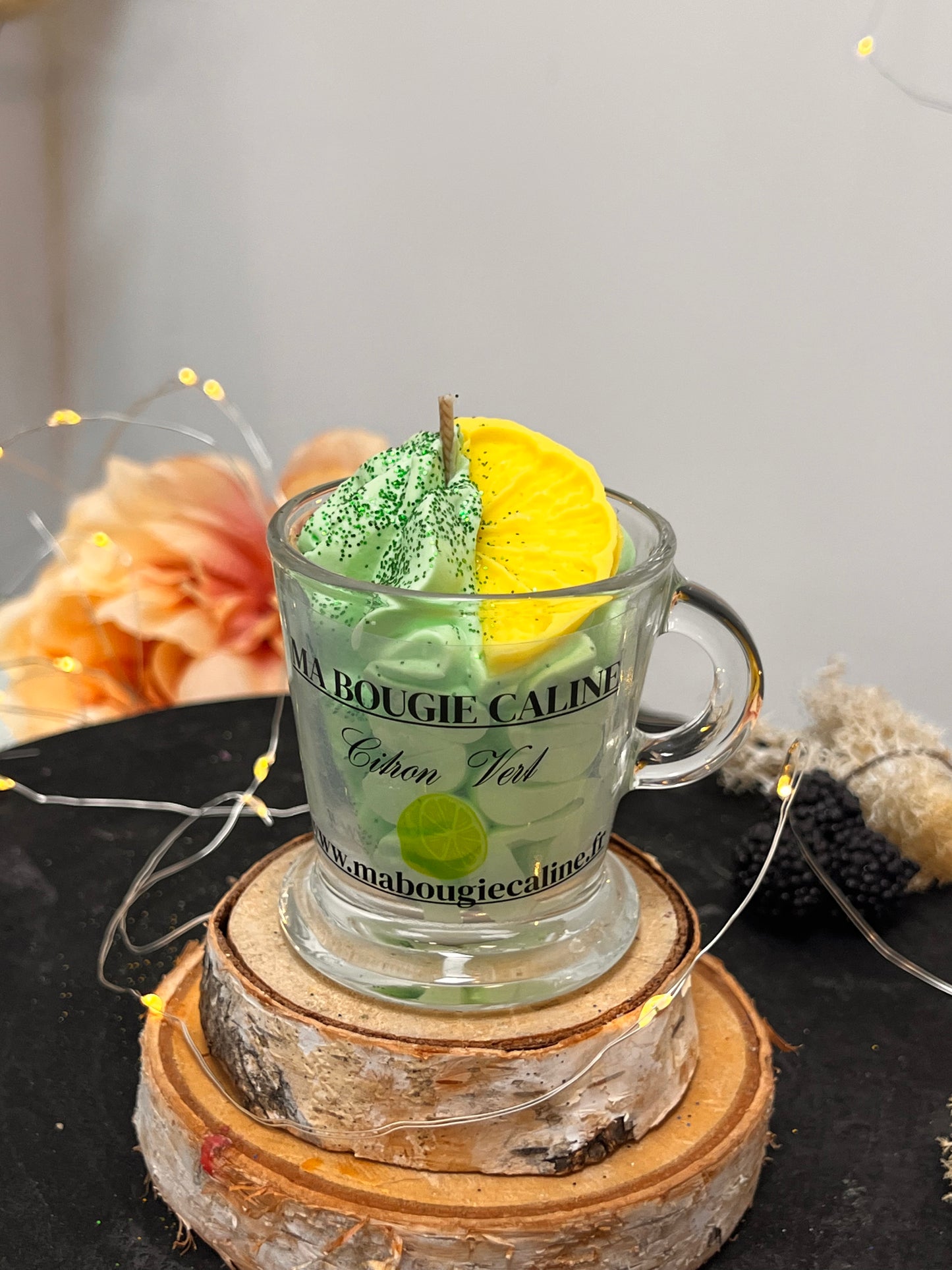 Petite bougie chantilly parfum Citron Vert
