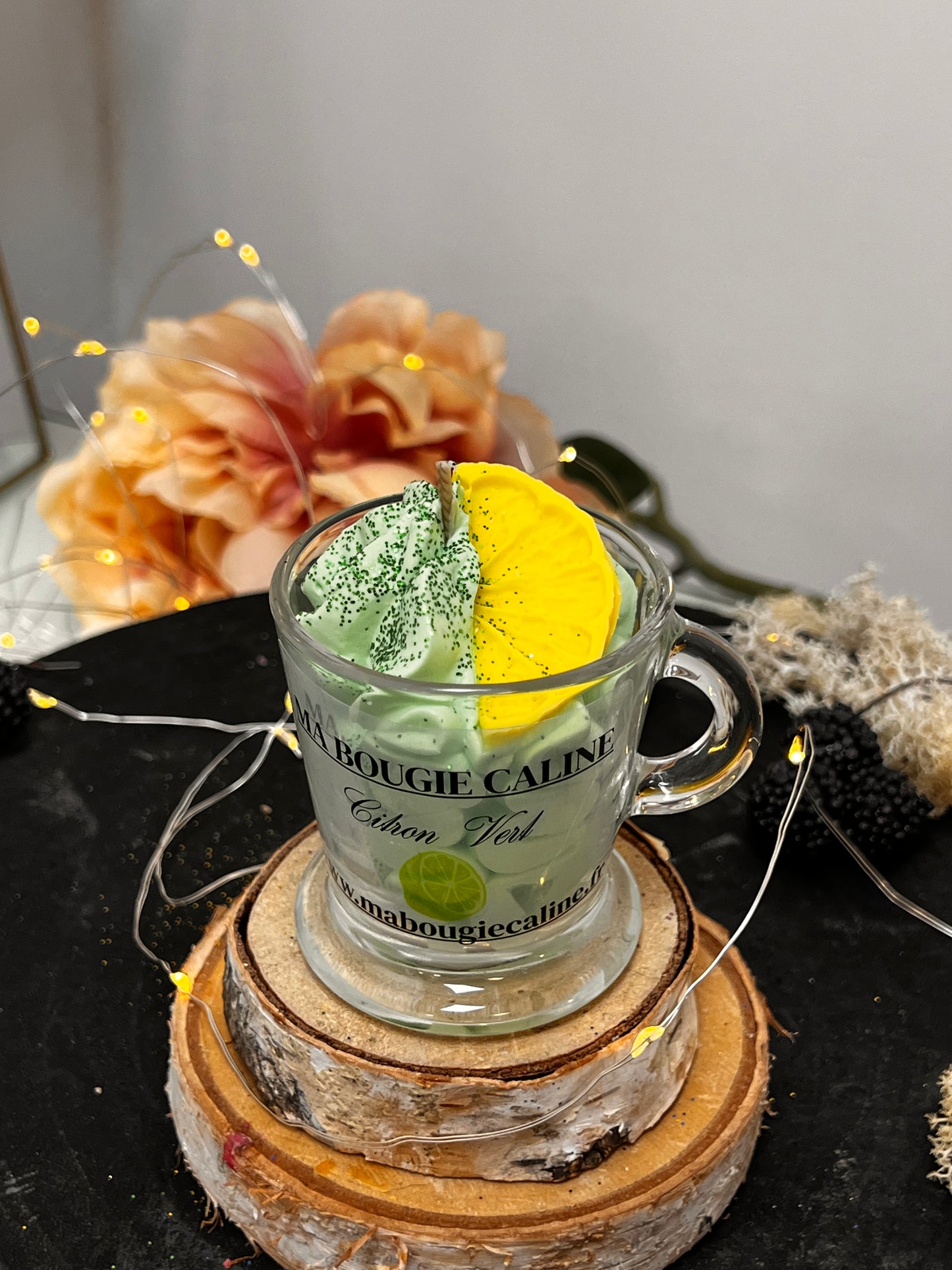 Petite bougie chantilly parfum Citron Vert