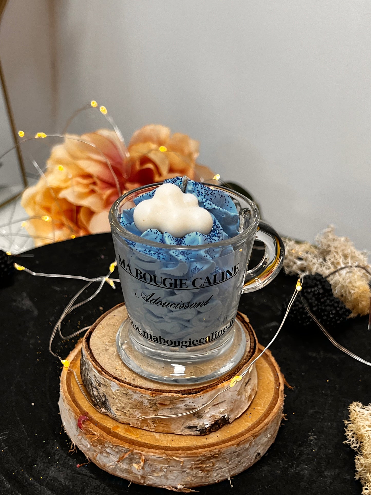 Petite bougie chantilly parfum Adoucissant