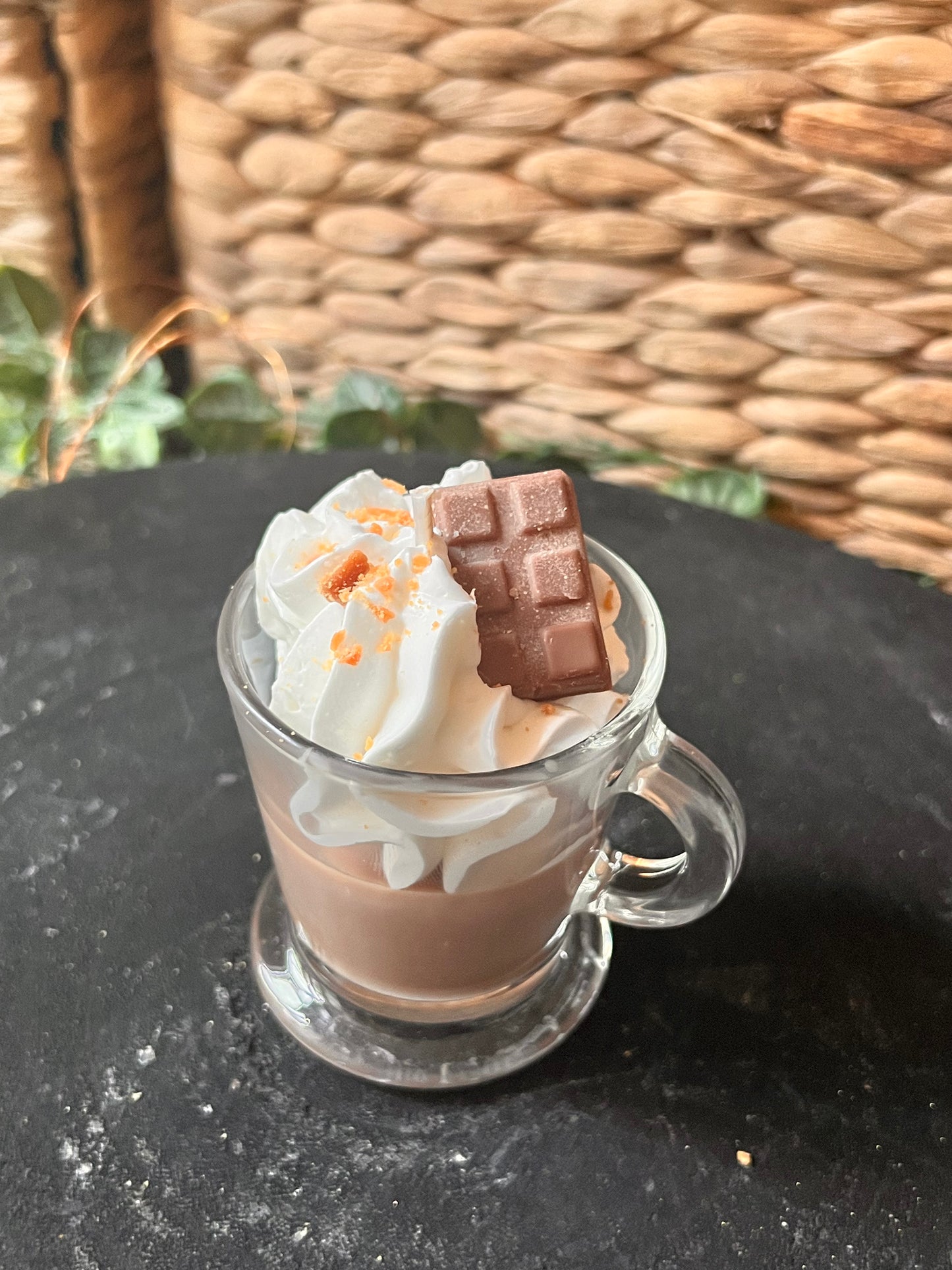 Mini bougie chantilly parfum CHOCOLAT NOISETTE