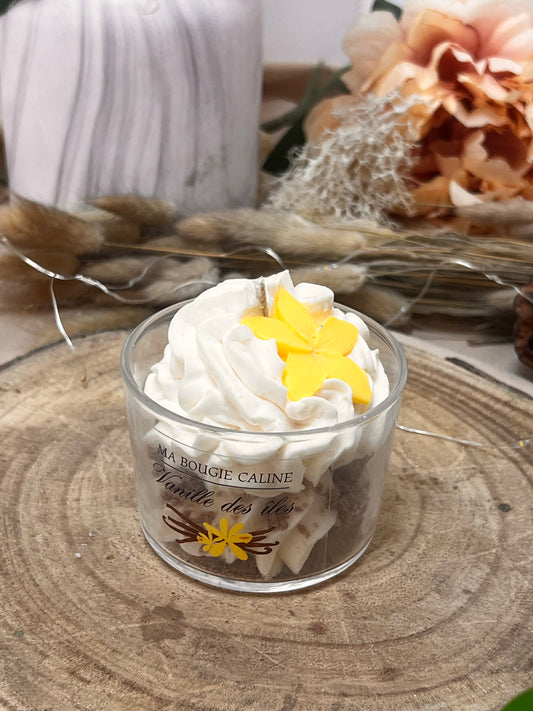 Bougie chantilly parfum VANILLE DES ILES
