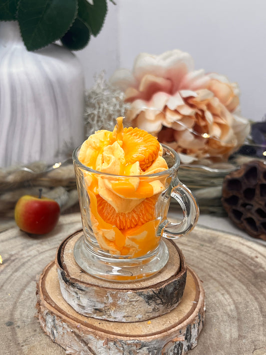 Mini bougie chantilly parfum PÊCHE