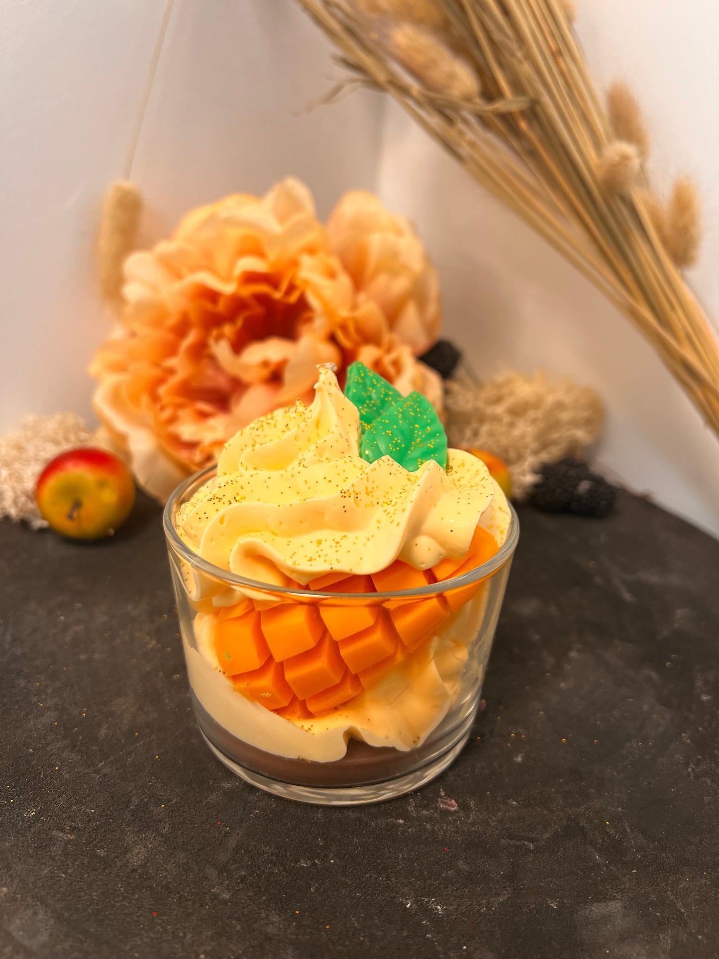 La bougie chantilly Mangue Papaye