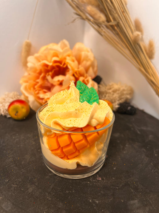 La bougie chantilly Mangue Papaye