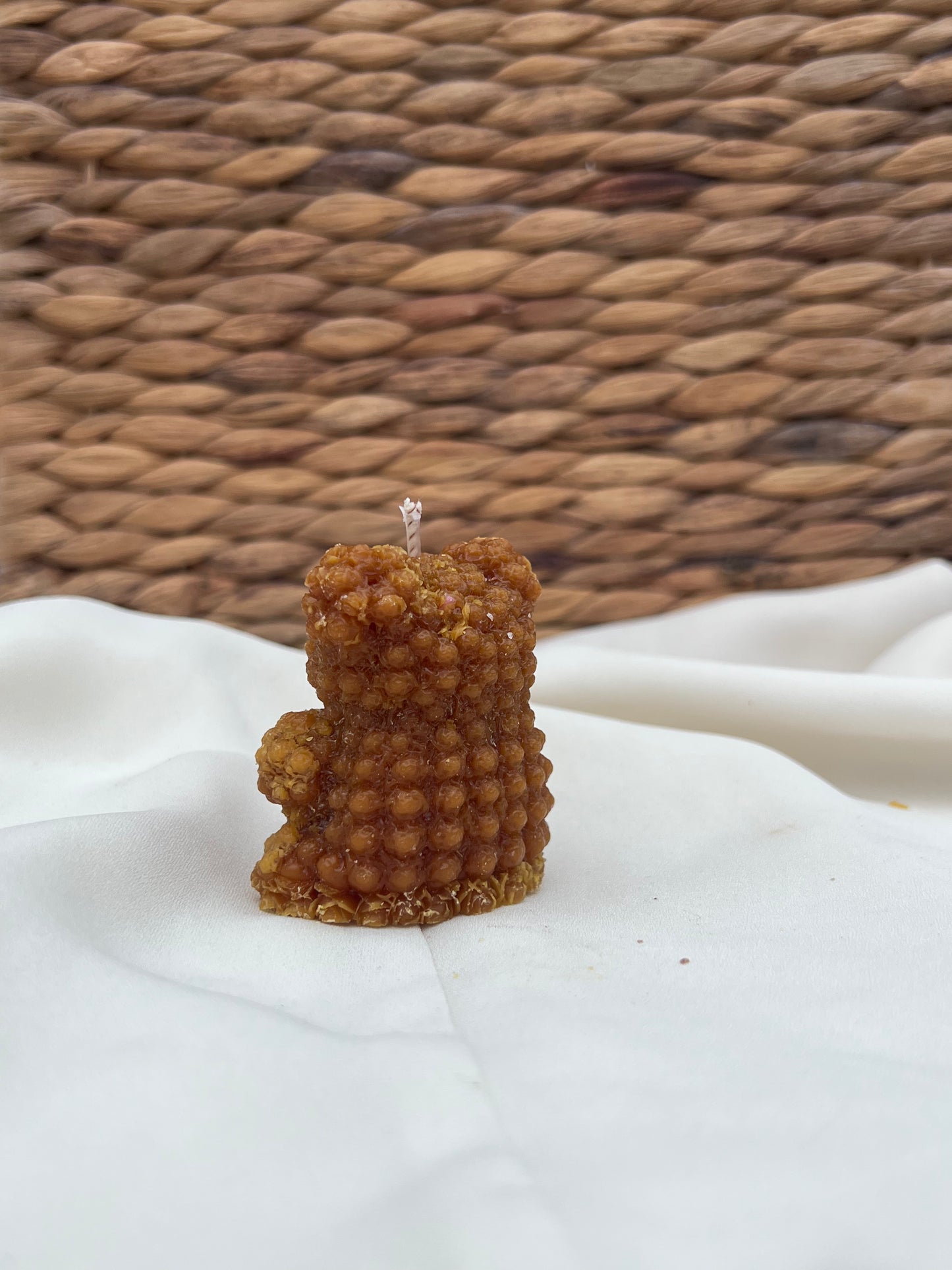 Bougie petit ourson fleurie parfum COOKIES CHOCOLAT