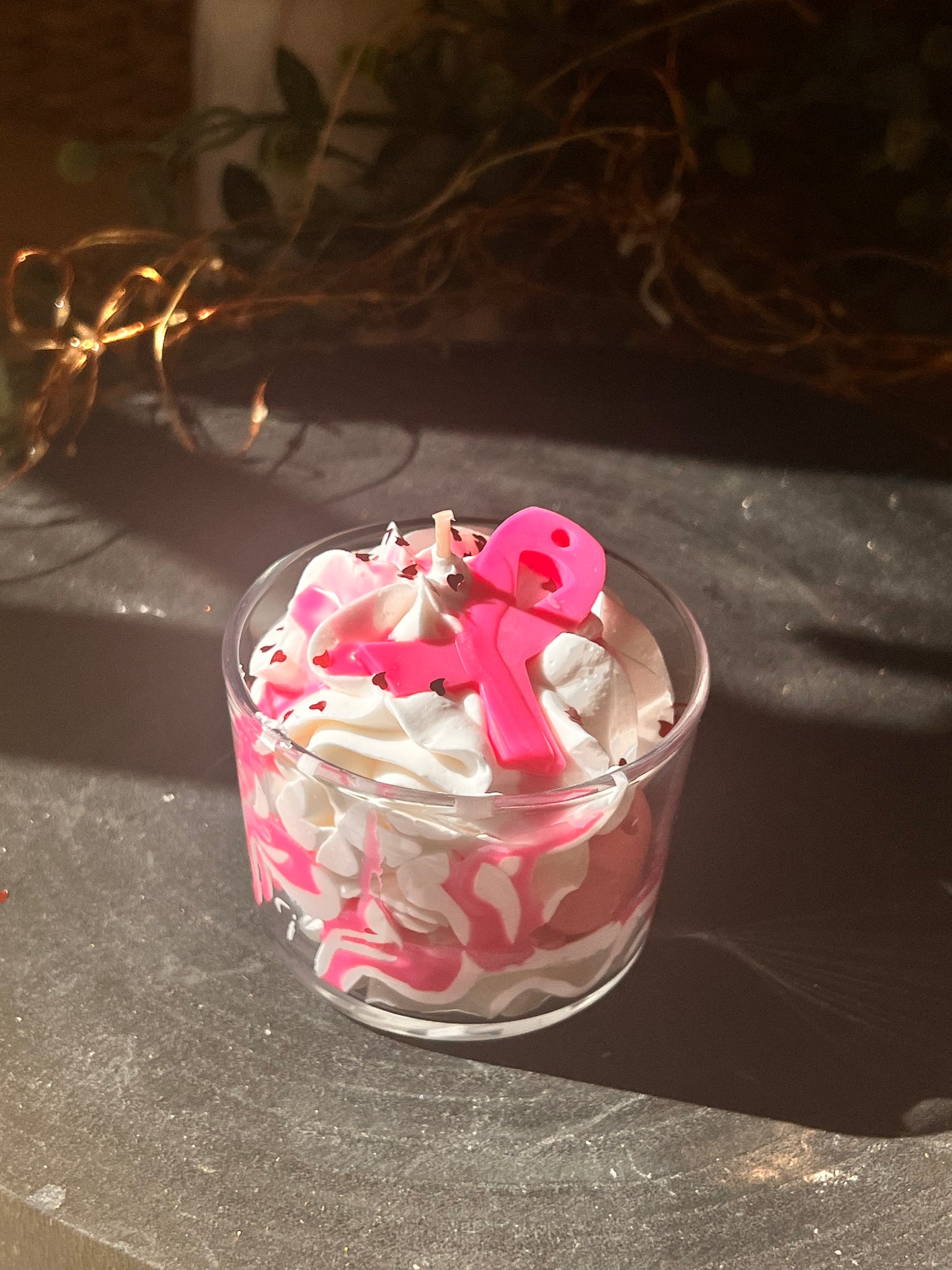 Bougie chantilly Octobre rose parfum FLEUR DE COTON