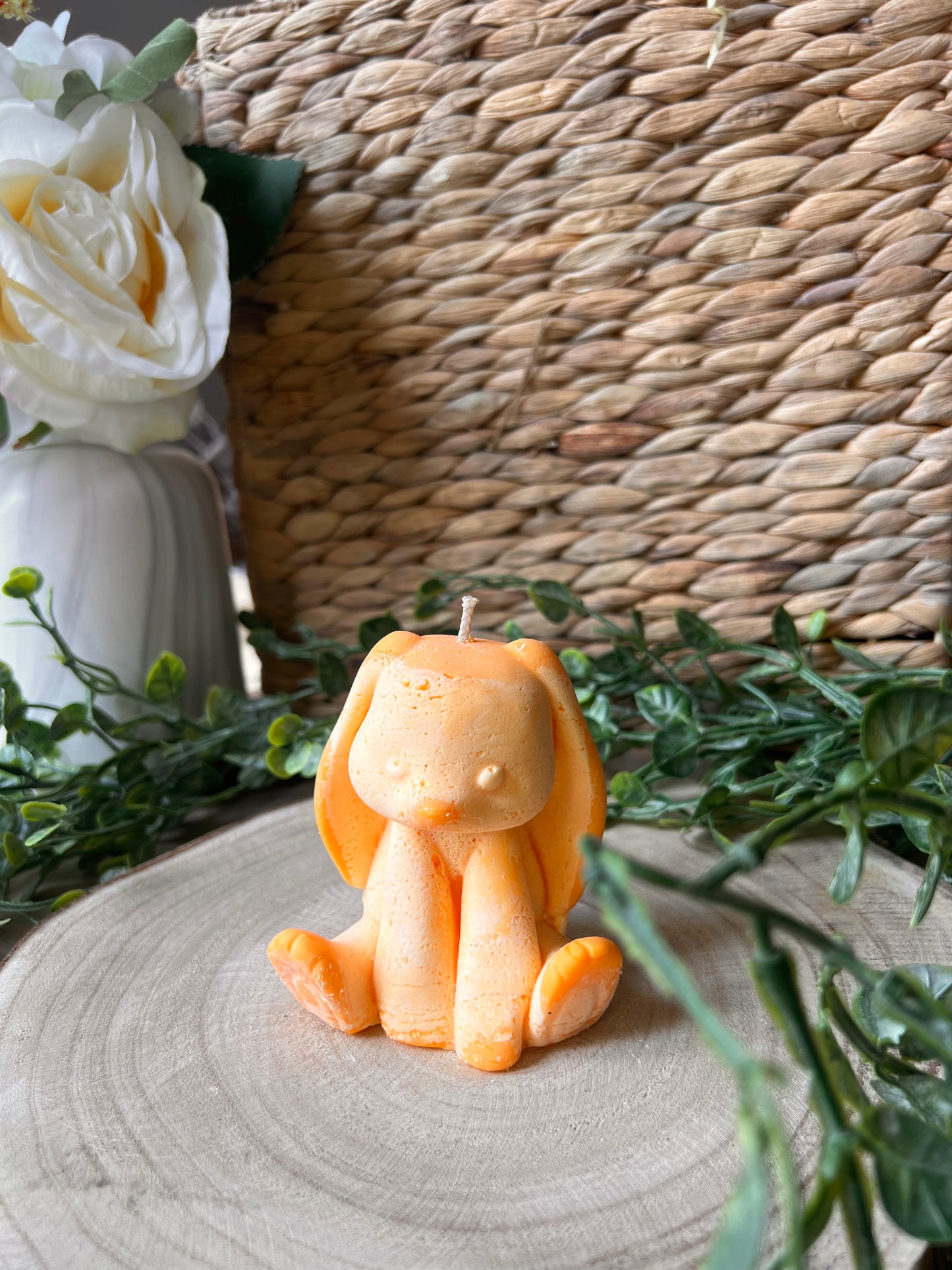 Bougie lapin parfum ORANGE