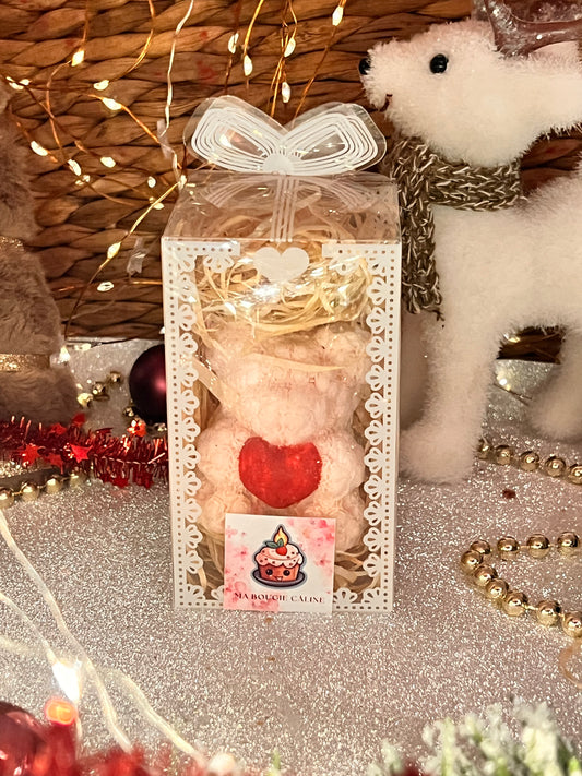 Ourson de noël parfum Hibiscus