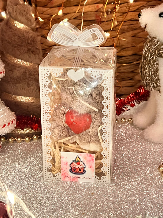 Ourson de noël parfum CARAMEL BEURRE SALÉ