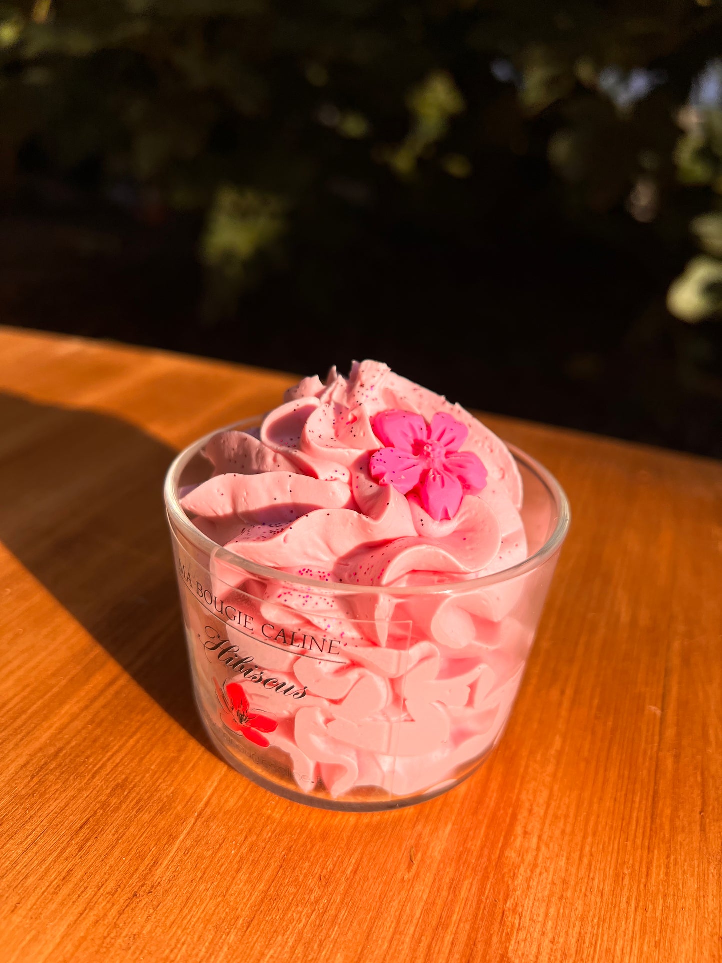 Bougie chantilly parfum HIBISCUS