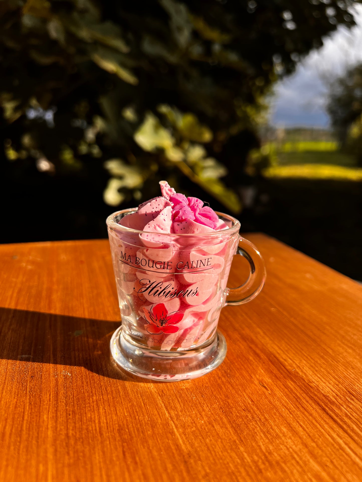 Mini bougie chantilly parfum HIBISCUS