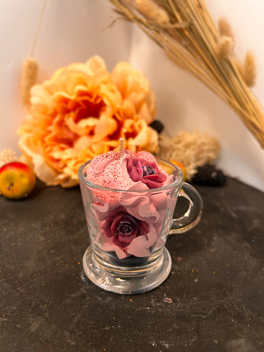 La mini bougie chantilly parfum Coquelicot