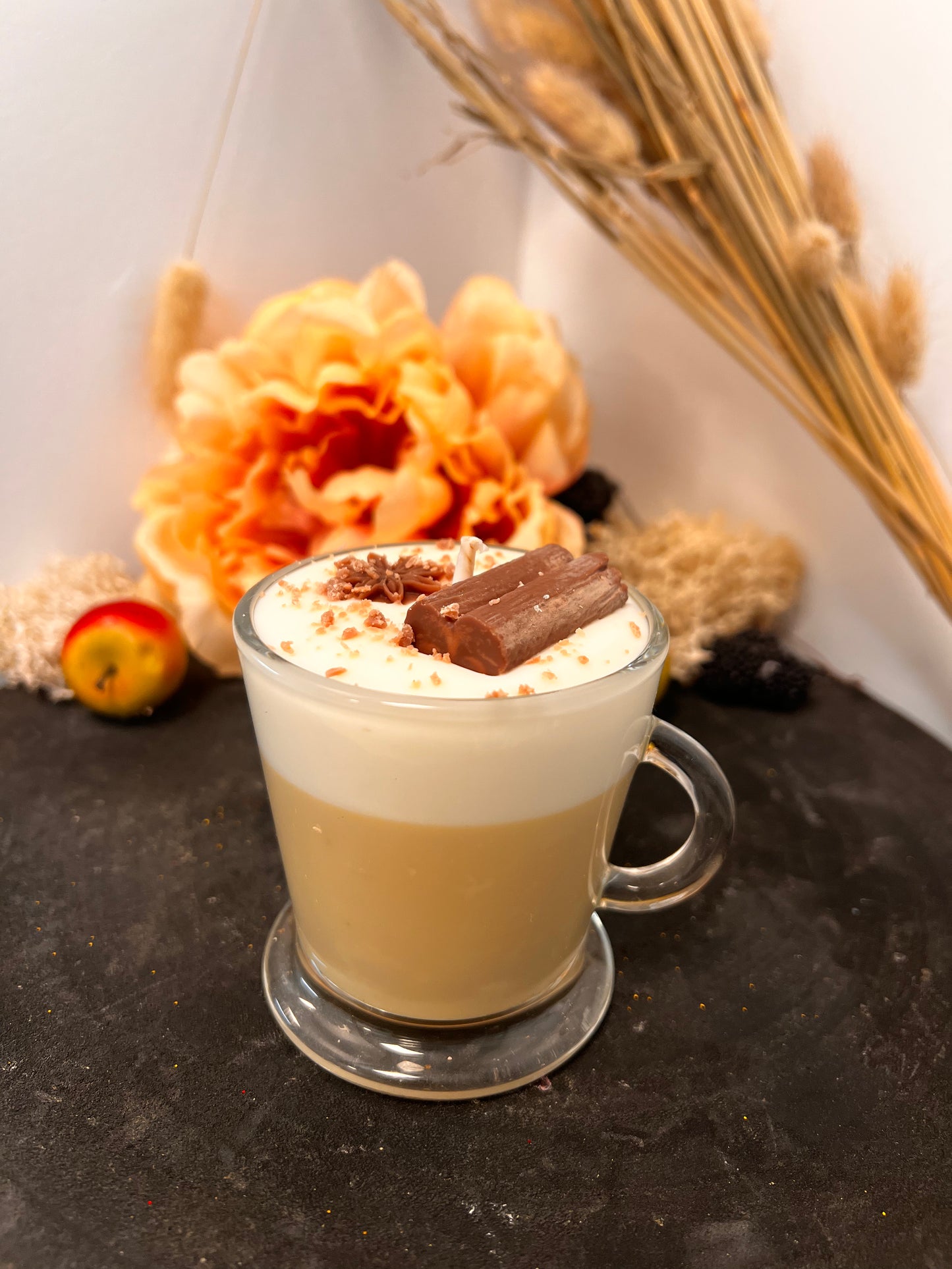 La bougie chantilly parfum Thé chaï latte