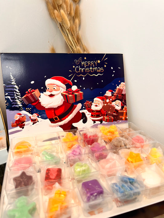 Le calendrier de l'avent - Fondant - Bleu