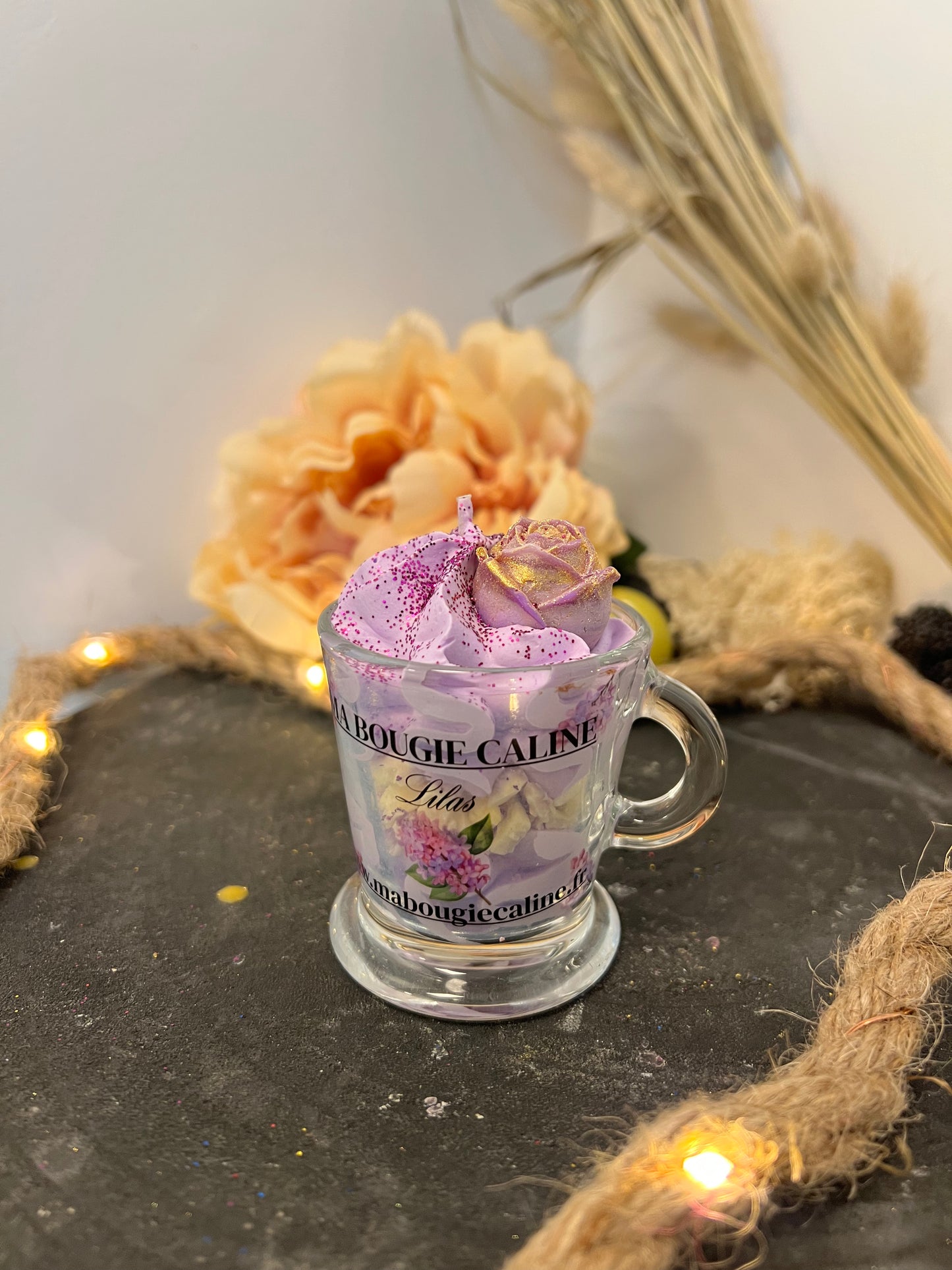 La petite bougie chantilly parfum Lilas