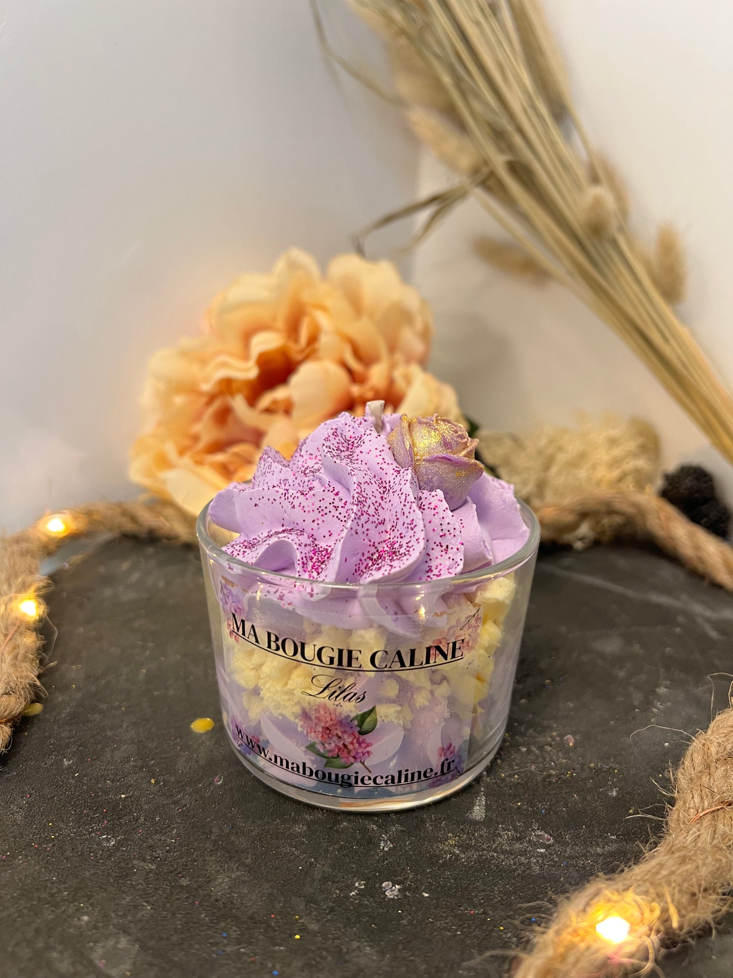 La bougie chantilly parfum Lilas