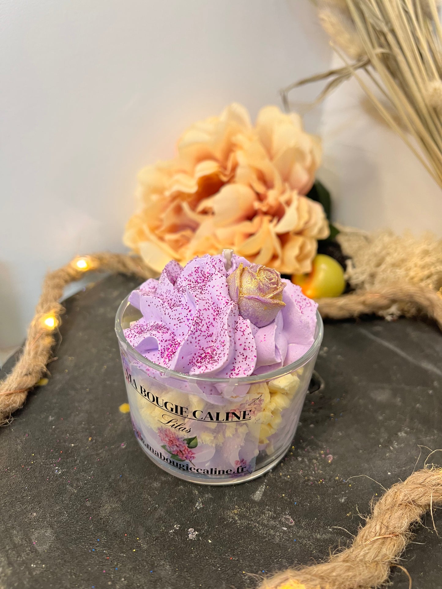La bougie chantilly parfum Lilas