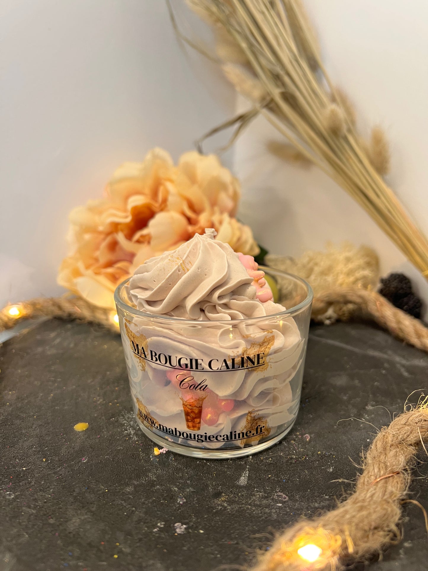 La bougie chantilly parfum Cola