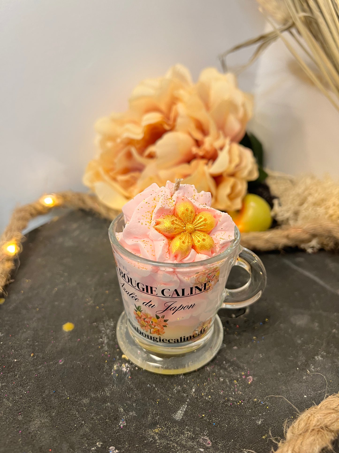 La petite bougie chantilly parfum Azalée du Japon