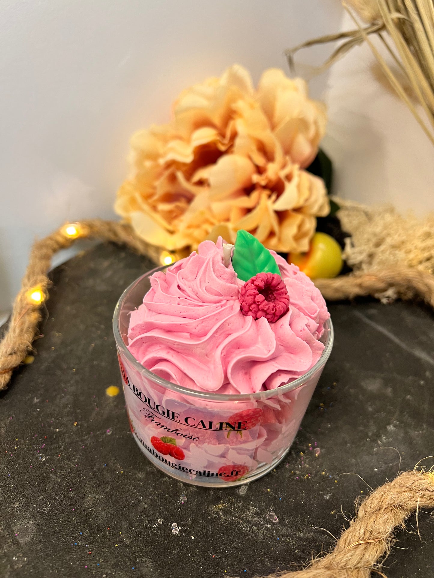 La bougie chantilly parfum Framboise